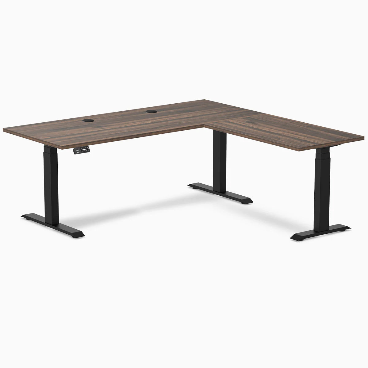 Desky L-Shape Laminate Sit Stand Desk