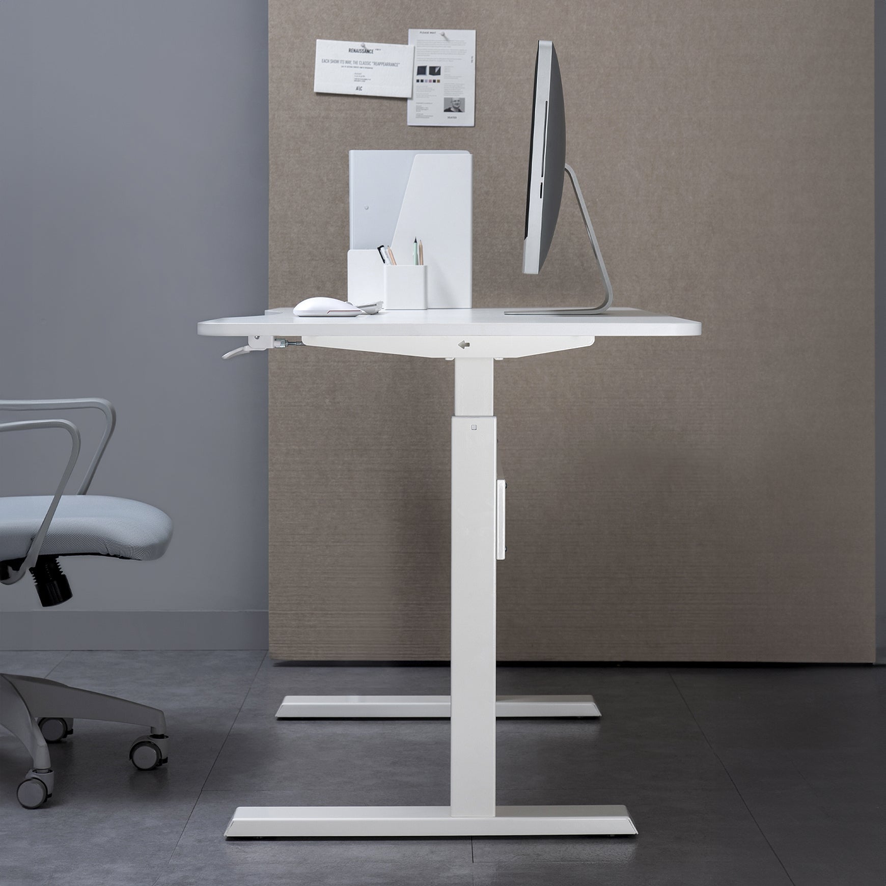 Desky Air Lift Zero Sit Stand Desk