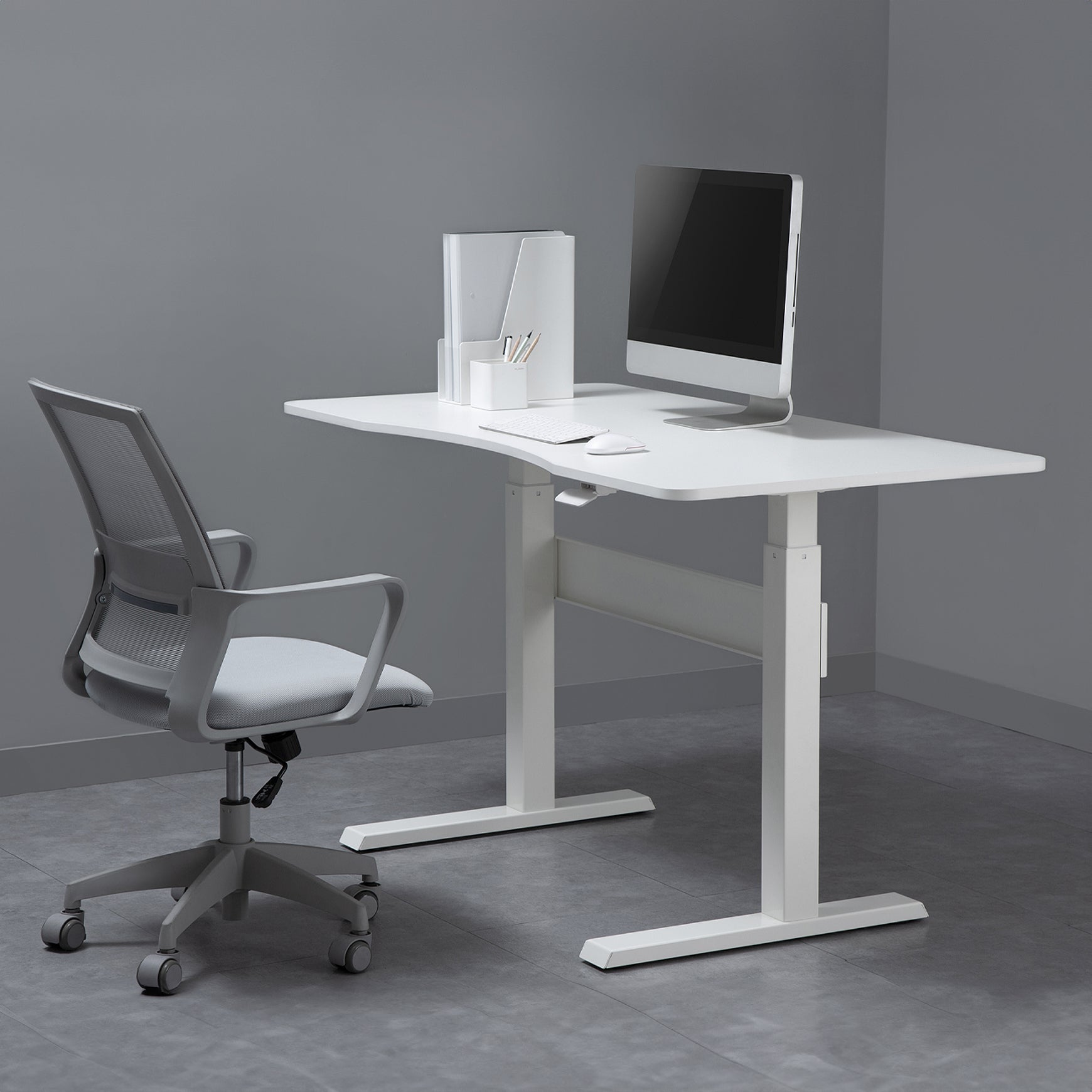 Desky Air Lift Zero Sit Stand Desk