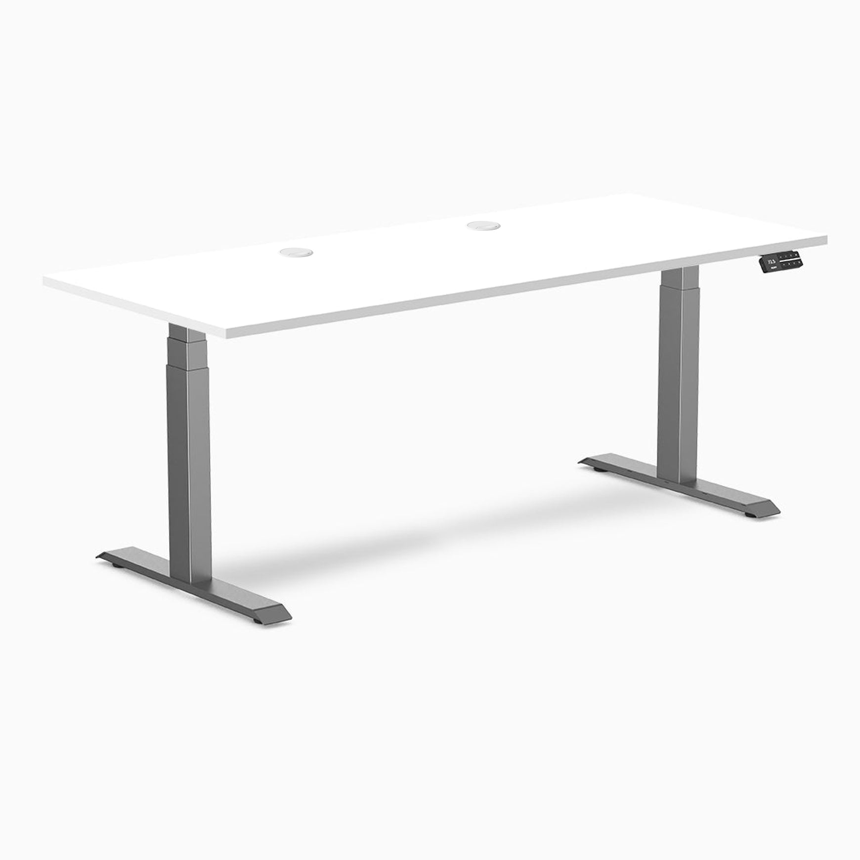 Desky Dual Laminate Sit Stand Desk