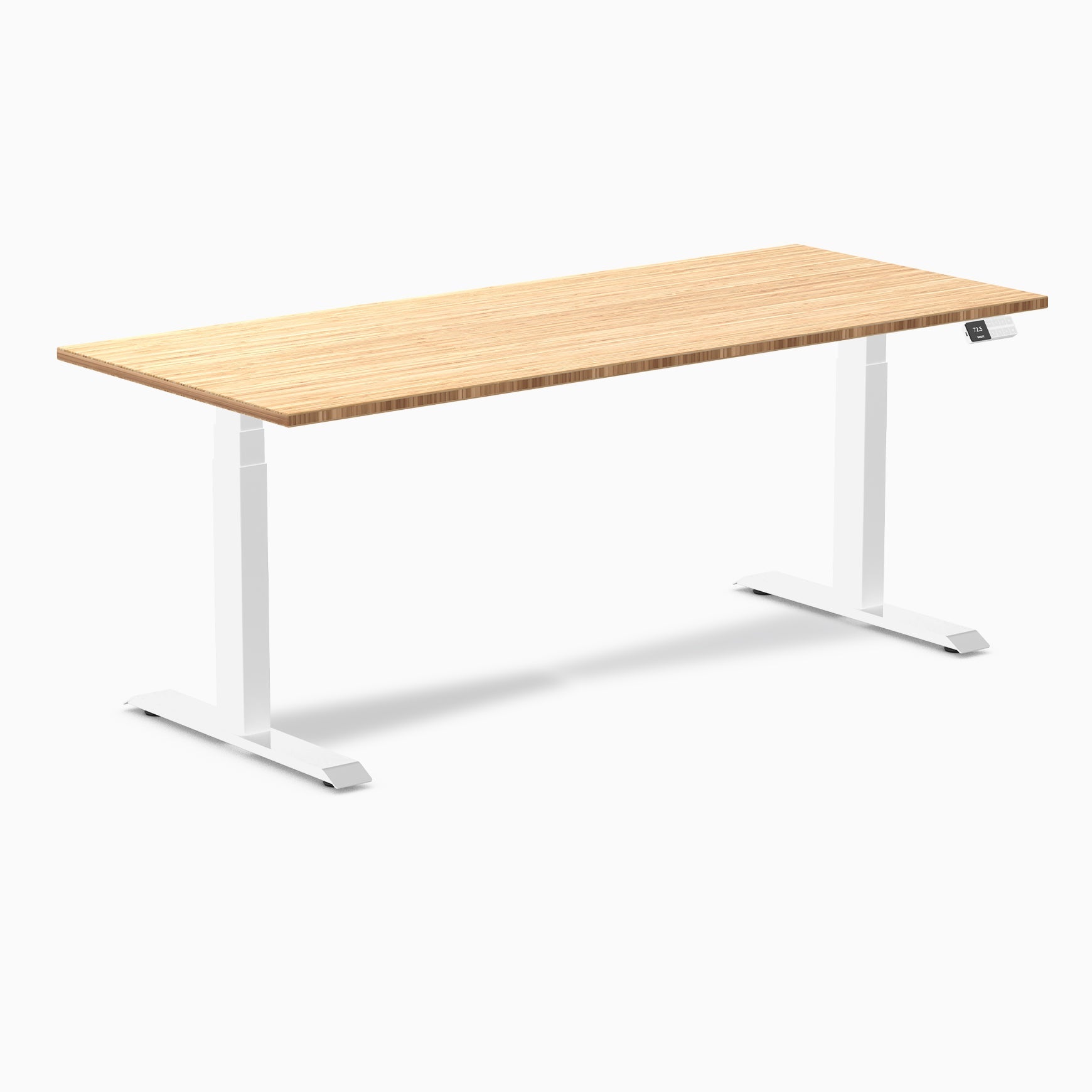 Desky Dual Bamboo Sit Stand Desk