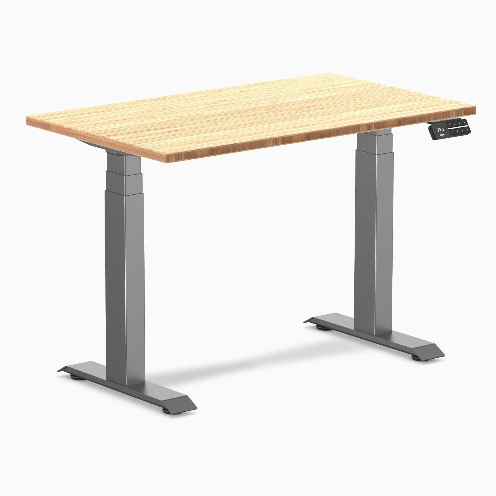 Desky Dual Mini Bamboo Sit Stand Desk